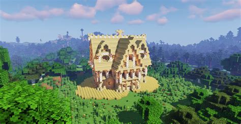 A Big Birch Survival House For Pro Builders Minecraft Map