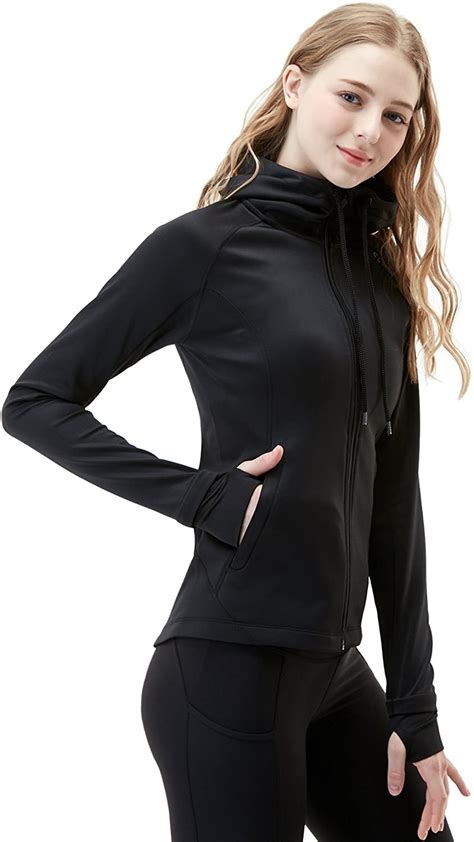 TSLA Women's Full Zip Workout Jackets, Long Sleeve Active Track Running Jacket, | eBay