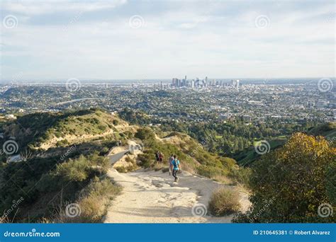 People Hiking the Trails of Griffith Park Stock Image - Image of ...