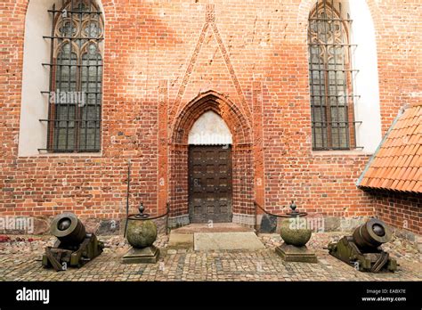 Interior in greatest Gothic castle in Europe - Malbork. Teutonic castle. World Heritage List ...