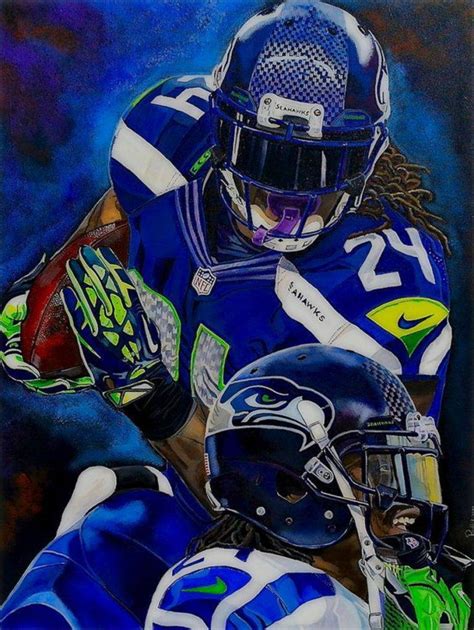 Marshawn Lynch Beast Mode – Poster | Canvas Wall Art Print Poster - Canvas Wall Art Decor