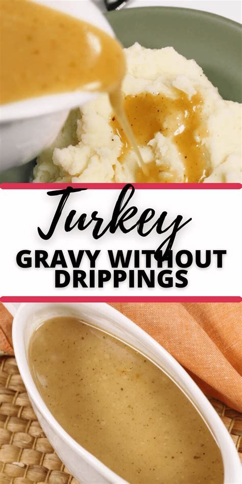 Turkey Gravy Recipe When You Don't Have Drippings