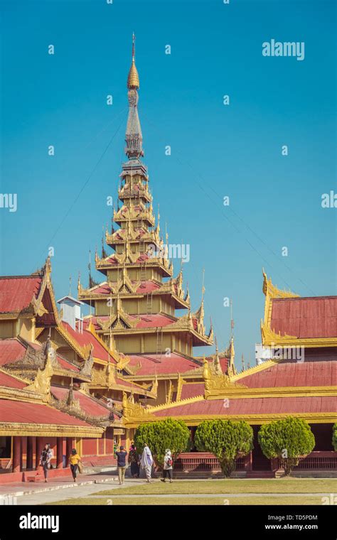 Mandalay Palace, Myanmar Stock Photo - Alamy