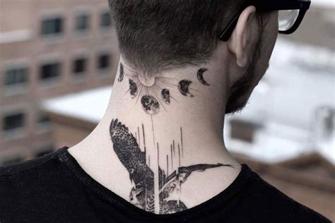 Best Neck Tattoo Ideas For Men | Back of neck tattoo, Neck tattoo for guys, Best neck tattoos