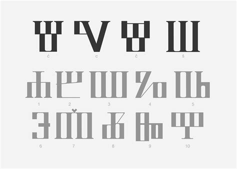 Glagolitic Serif on Behance