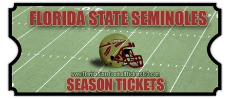 2018 Florida State Seminoles Season Football Tickets | All Home Dates