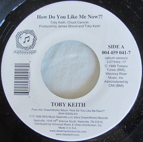 Toby Keith - How Do You Like Me Now? (Vinyl, 7") | Discogs