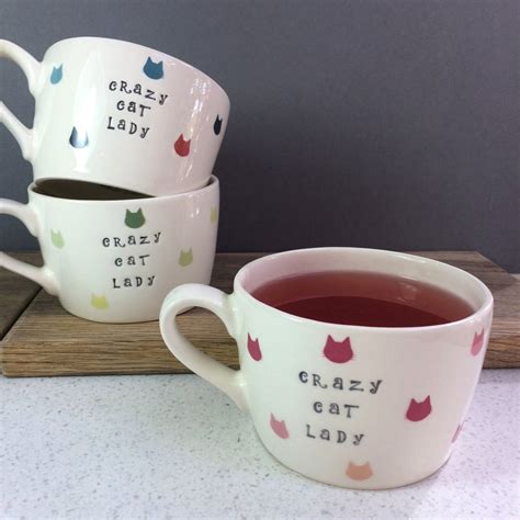 Crazy Cat Lady Mug By Gilbert And Stone Ceramics | notonthehighstreet.com