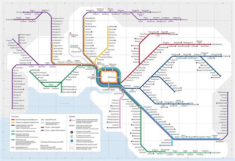 Official Map: Melbourne/Victoria (Australia) Train Network, 2017 | Train station map, Train ...