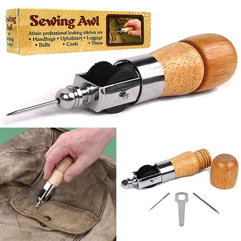 Sewing Awl Kit for Stitching Leather -Heavy Duty Design | eBay