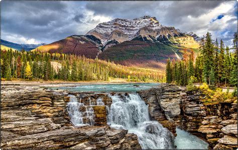 Athabasca Falls Foto & Bild | landschaft, wasserfälle, berge Bilder auf ...