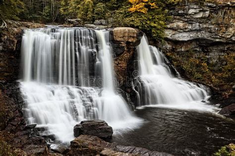 Blackwater Falls in Autumn stock photo. Image of rocks - 51338238