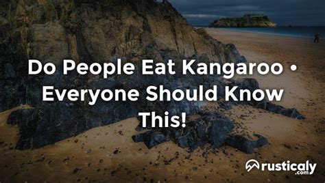 Do People Eat Kangaroo • You Should Absolutely Know This!