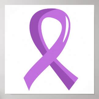 General Cancer Lavender Ribbon Posters, General Cancer Lavender Ribbon ...