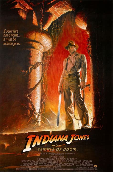 Indiana Jones and the Temple of Doom Movie Poster (#1 of 11) - IMP Awards