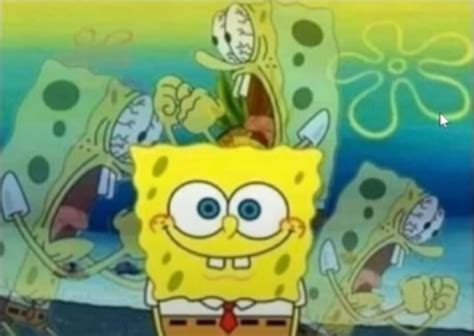 SpongeBob Secret Freakout Blank Template - Imgflip