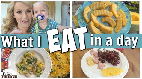 WHAT I EAT IN A DAY || Stay at Home Mom of 4 || The Family Fudge - YouTube