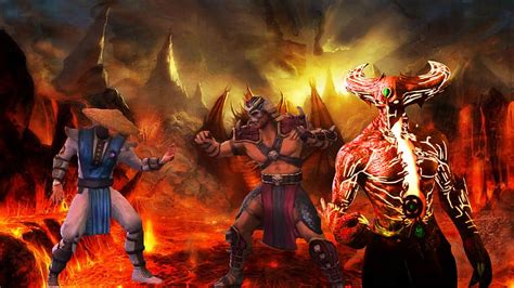 Thor and Darkseid vs Raiden, Shao Kahn and Shinnok HD wallpaper | Pxfuel