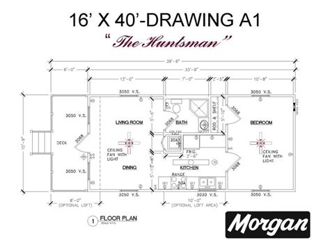 11 best 16'x40' Cabin Floor Plans images on Pinterest | Small homes ...