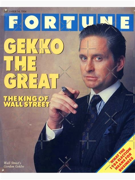 "Gordon Gekko" Poster for Sale by dolatepo | Redbubble