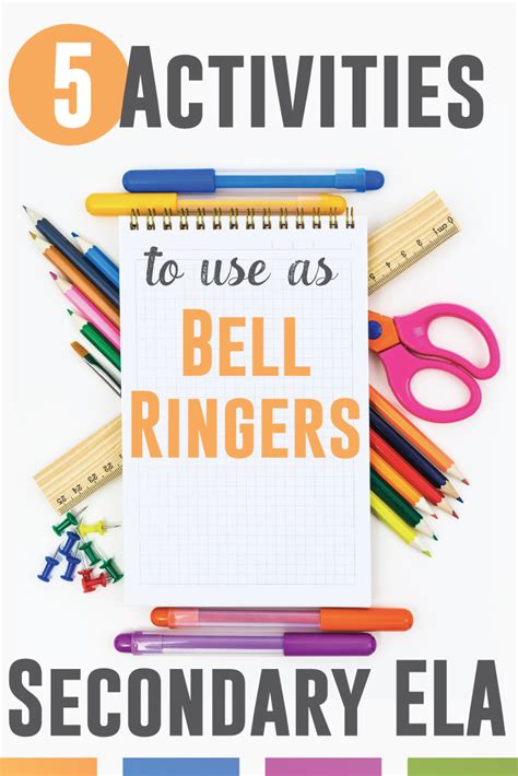 Bell Ringers for High School Language Arts | Language Arts Classroom | English teacher high ...