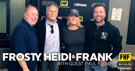 Heidi and Frank: Frosty, Heidi and Frank with guest Paul Reiser