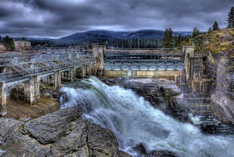 Post Falls Dam March 2013 Photograph by Lee Santa - Fine Art America