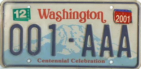 Washington State License Plate Guide – Danny's License Plates