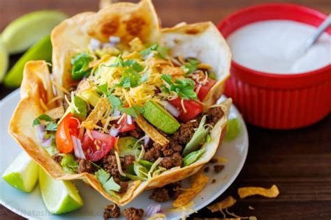 Crispy Taco Salad Shells - NatashasKitchen.com