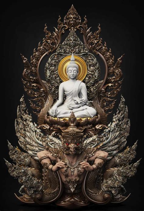 The combination of contemporary Thai art with the belief in Buddhism ...