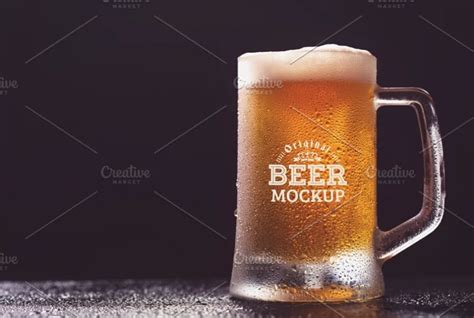 15+ FREE Beer Glass Mockup PSD Presentation - Graphic Cloud