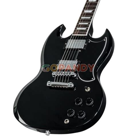 Condor Electric Lead Guitar with Bag - Gloss Nitrocellulose Black - Gopandy Musical