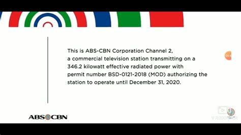 ABS-CBN Final Sign OFF May 5, 2020 - YouTube