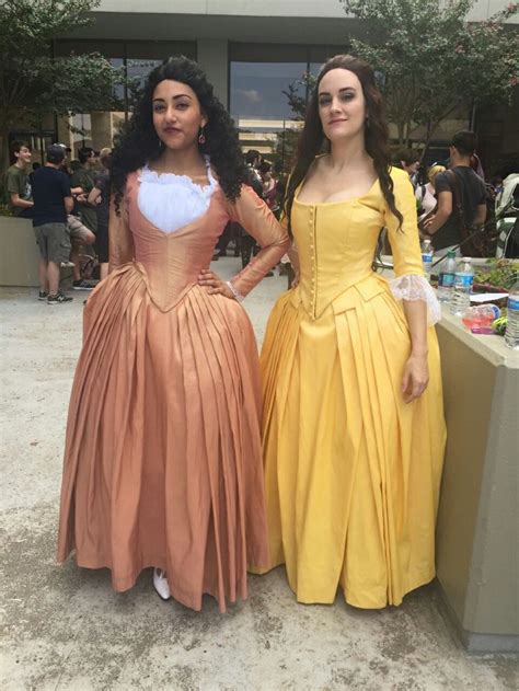 Pin on schuyler sisters costumes