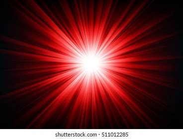 Red Light Shining Darkness Vector Illustration Stock Vector (Royalty ...