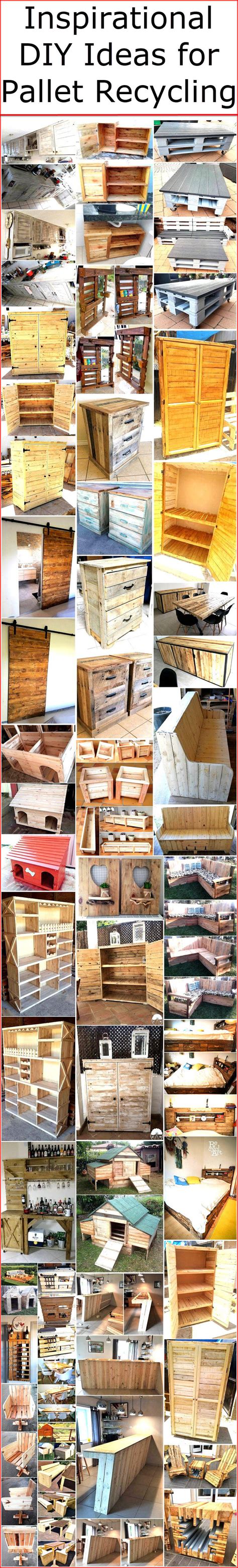 Inspirational DIY Ideas for Pallet Recycling - Inspirationalz Inspirationalz