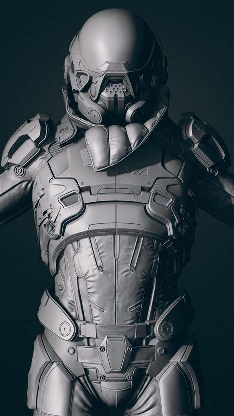 ArtStation - Mass Effect Andromeda Pathfinder armor WIP, Anton Krasko ...