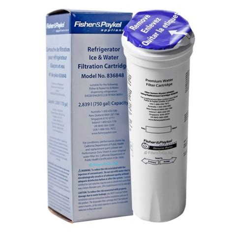 Fisher & Paykel 836848 Water Filter | Zdirect