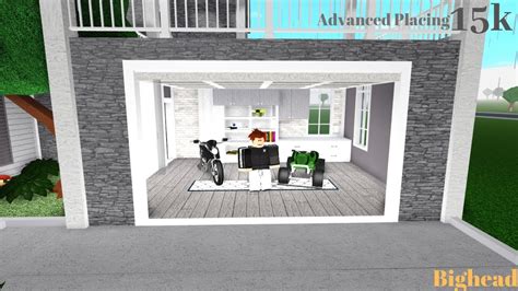 {BONUS} MODERN GARAGE - Advanced Placing - CC | Welcome to Bloxburg - YouTube