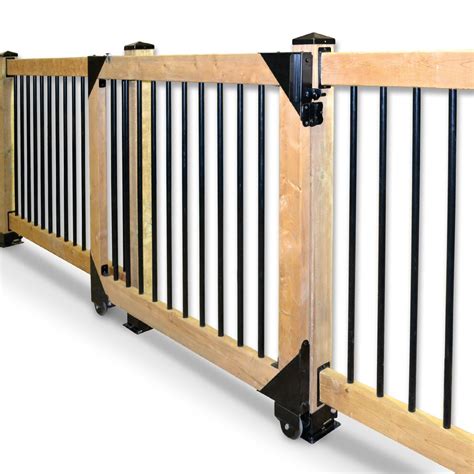 Pylex 11052 Sliding Gate Kit, Black - Walmart.com | Cercas de casas ...