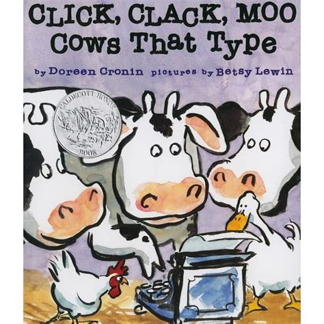 Click Clack Moo Cows That Type (Board Book) - Walmart.com - Walmart.com