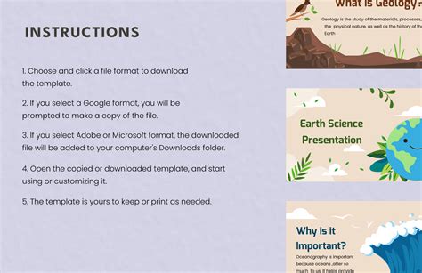 Earth Science Presentation in PDF, PowerPoint, Google Slides - Download | Template.net