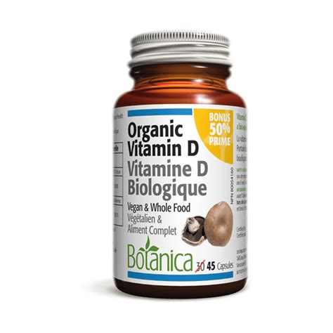 Organic Vitamin D Capsules | Herbs | Botanica