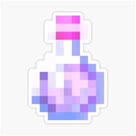 "Minecraft Slow Falling Potion Pixel Art" Sticker for Sale by TreyOvard | Redbubble
