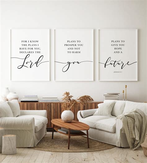 For I Know The Plans I Have For You, Jeremiah 29:11, Printable Artwork | Divine Digital Prints