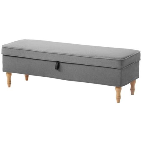 Ikea Bench with storage, Ljungen gray, light brown/wood 16204.82911.2238 - Walmart.com