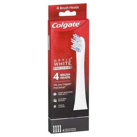 Buy Colgate ProClinical Whitening Brush Head Refill 4pk Online at Chemist Warehouse®