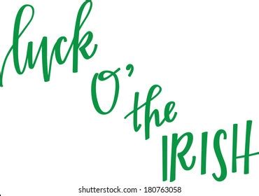 Luck O Irish Stock Vector (Royalty Free) 180763058 | Shutterstock