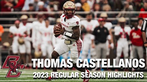 Thomas Castellanos 2023 Regular Season Highlights | Boston College QB ...