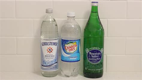 The Difference Between Soda Water and Sparkling Mineral Water